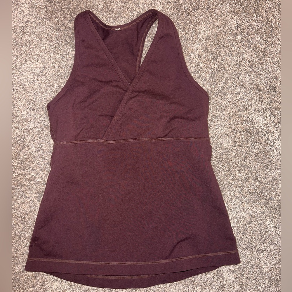 Lululemon Burgundy Align Tank Top